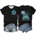 thumbnail image 1 of DPTALR T-Shirts Décontractés pour Femmes Col Rond Manches Courtes Hauts Confortables d'Été pour Femmes, 1 of 3