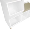 thumbnail image 3 of Kids Catch-All Multi-Cubby Storage Bench – White, 3 of 7