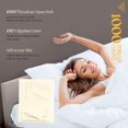 thumbnail image 2 of SGI Bedding 1000 TC Egyptian Cotton Bed Sheet Set - Twin Size Sheets 1000 Count Sheets for Twin Size Bed - Soft, Durable Sheets Cotton Sheets in 1000 TC 15" Deep Ivory, 2 of 6