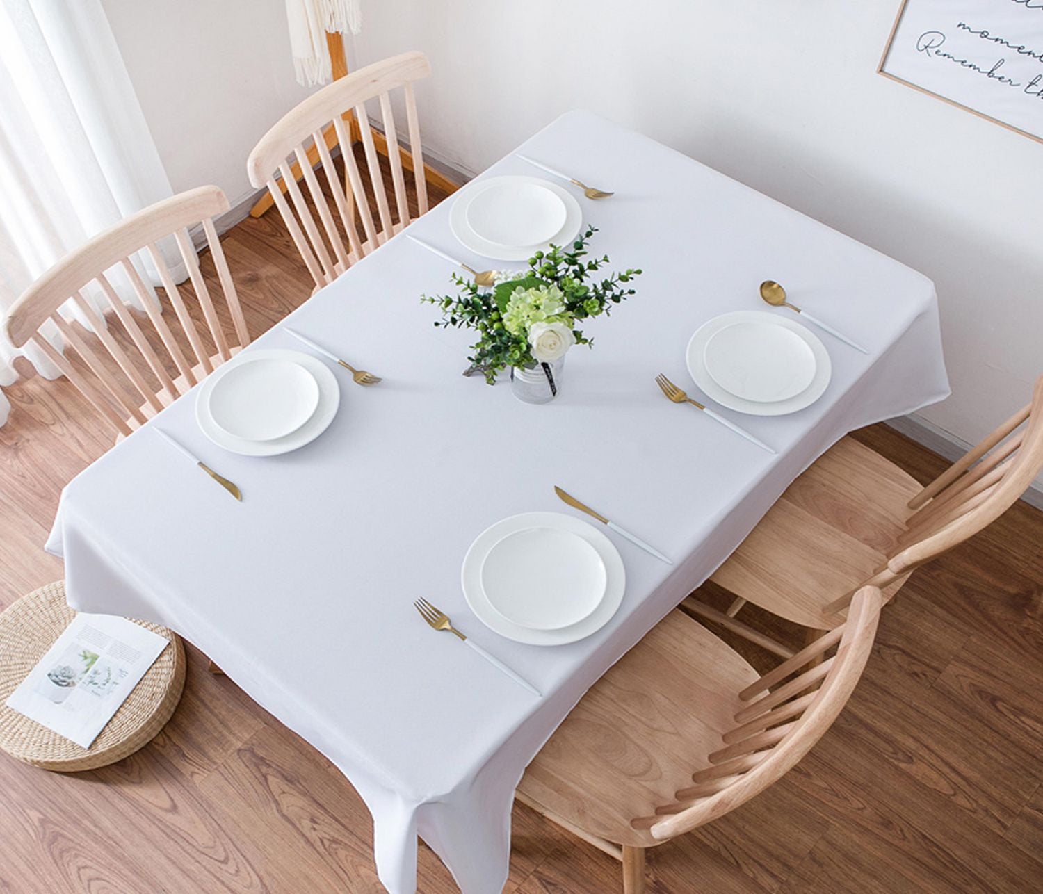 Nappe de table solide 100 % coton Fabstyles Hotel