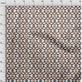 thumbnail image 4 of oneOone Georgette Viscose Brown Fabric Geometric Sewing Material Print Fabric By The Yard 42 Inch Wide, 4 of 4