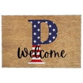 thumbnail image 2 of 4th of July Door Mat Outdoor,Independence Day Welcome Doormat, 4th of July Coir Doormat with Non Slip Backing ,Patriotic Mat Star Front Porch Rugs For Home Entrance 4th of July Decoration,(15*24"), 2 of 2