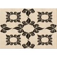thumbnail image 1 of Ahgly Company Machine Washable Indoor Rectangle Transitional Coffee Brown Area Rugs, 6' x 9', 1 of 7