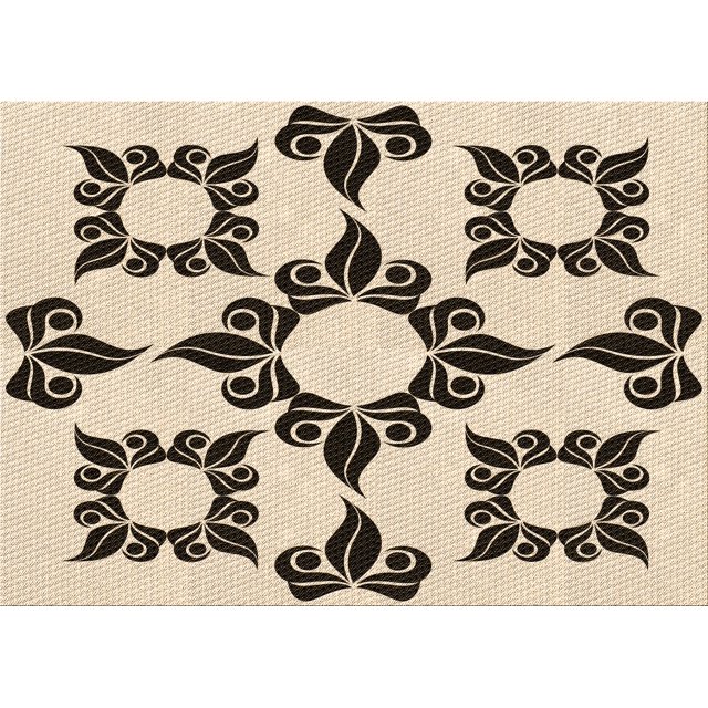 Ahgly Company Machine Washable Indoor Rectangle Transitional Coffee Brown Area Rugs, 7' x 10'