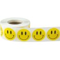 thumbnail image 2 of Autocollants Visage Heureux Jaune / Rond 1 Pouces Pouce / Lot de 500, 2 of 5