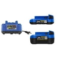 thumbnail image 1 of Kobalt 2 Pack 24 volt Max 2 Amp Hours and 4 Amp Hours Lithium Power Tool Battery Kit (Charger Included), 1 of 2