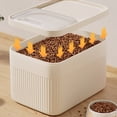 thumbnail image 4 of Airtight Pet Food Storage Container with Measuring Cup for Dog Cat and Up To 30 Lbs Easy- Storage Bucket for Dry Food Large Capacity Pet Food Organizer Kitchen Pantry, 4 of 4