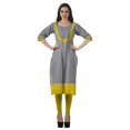 thumbnail image 3 of Moomaya Designer Straight Kurti For Women Printed Indian Tunic Top Long Kurta, 3 of 6