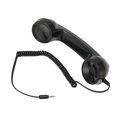 thumbnail image 2 of Retro Phone Handset, Handheld Cell Phone Receiver Radiation Proof Clear Sound With Mic For Smartphones Pink,Black,White,Red, 2 of 8
