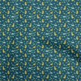 thumbnail image 1 of oneOone Viscose Chiffon Teal Blue Fabric Colorful Dinosaur Cartoon Craft Projects Decor Fabric Printed By The Yard 42 Inch Wide, 1 of 5
