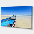 thumbnail image 2 of Bateau à Longue Queue à la Plage - Impression sur Toile d'Art de Bord de Mer, 2 of 4