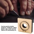 thumbnail image 3 of Leather Cutting Punch Die, 2in Diameter Clear Lines Hard To Break Round Shape Leather Punch Cut  Lightweight  For DIY Processing, 3 of 8