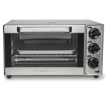 Hamilton Beach 4 Slice Toaster Oven, Stainless Steel 31401JC