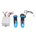 thumbnail image 1 of Motor Speed Controller, Brush Motor Control Box Universal Aluminum Alloy DC12V 500W High Power with Throttle Grips for Electric Motorcycles Bikes Scooter, 1 of 8