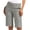 Gray#red bermuda shorts women, variant on Moxiu Chino Bermuda Shorts for Women Summer Trendy Pull On Knee Length High Waisted Comfy Stretchy Long Walking Shorts 2025 Black,XXL