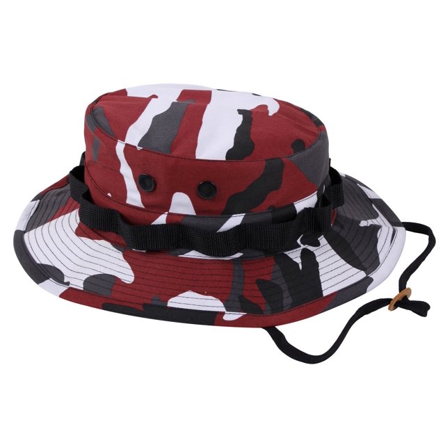 Rothco Camo Boonie Hat - Red Camo, 7 1/4