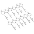 thumbnail image 3 of YLSHRF Toggle Fermoirs, Bracelet Collier DIY Rond Toggle Fermoirs Tbar pour la Fabrication de Bijoux de Couleur en Acier, Fermoirs Toggle en Acier Inoxydable, 3 of 8
