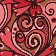 thumbnail image 1 of Ahgly Company Tapis de Zone Carré Orange Lavable en Machine, 5 Pieds Carré, 1 of 7
