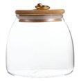 thumbnail image 1 of 1pc Kitchen Tea Sealed Container Practical Glass Storage Jar Food Can (650ML), 1 of 7