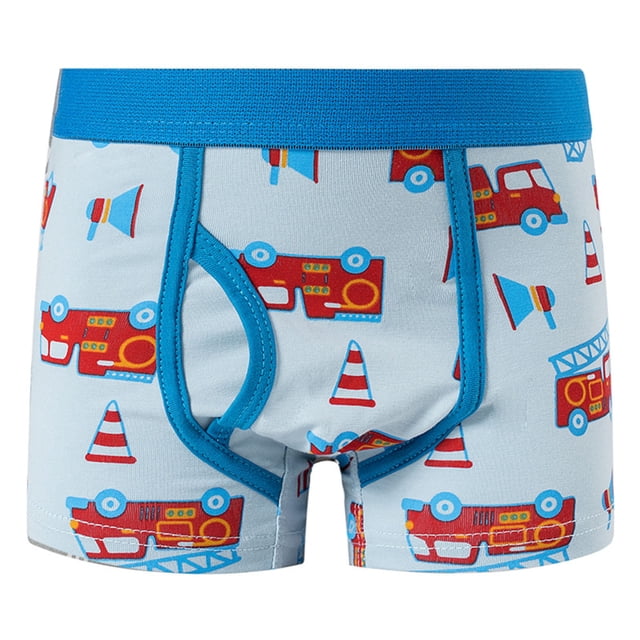 MIASHUI Boys Boxer Shorts Cotton Pattern Boxer Brief Underwear,Sky Blue,1-3 Years