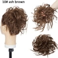 thumbnail image 2 of Chignon Synthétique Désordonné Pièce de Cheveux Ondulée Bouclée Élastique Chignon Épais pour Femmes Filles, 2 of 7