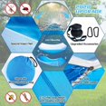 thumbnail image 3 of Automatic Quick-opening Tent-type Camping Hammock With Mosquito Net Lightweight Parachute Hammock For Camping Backpack Trekking Travel Backyard Beach 55”*114” Maximum Load-bearing 441LB, 3 of 7