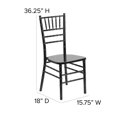 thumbnail image 2 of HERCULES Series Black Wood Chiavari Chair, 2 of 9