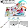 thumbnail image 2 of iPad 2015 PRO 12.9 Inch 1 Gen [ 1st Generation ] A1652 A1584 ML0H2LL/A ML0G2LL/A ML0N2LL/A Printed Slim Hard Shell Protective Stand Cover - Birds & Flowers, 2 of 8