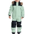 thumbnail image 1 of JMYHOAM Snow Suits Kids Girls Boys Colorful Siamese Snowsuits Ski Suits Jackets Winter Jumpsuits, 1 of 2