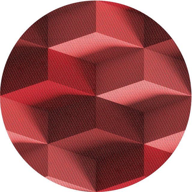 Ahgly Company Tapis d'Intérieur Lavable en Machine Carré Transitionnel Rouge Canneberge, 3 Pieds Carré