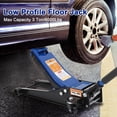 thumbnail image 1 of AKDSteel 3t Low Profile Hydraulic Jack, Professional Heavy Duty Steel Racing Floor Jack With Dual Piston Quick Lift, 3" To 19.5" Lift Range, Blue, 1 of 7