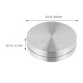 thumbnail image 2 of MasteelfCA 1pc Aluminum Alloy Turntable Base Bearing Dining Table Glass Turntable Bearing, 2 of 5