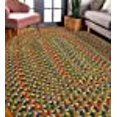 thumbnail image 3 of Katherine Multi Oval Indoor/Outdoor Oval Braided Rug, 2 by 3-Feet, Camel, 3 of 10