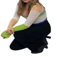 thumbnail image 4 of Pull Court pour Femmes Haut Ajouré Y2k/E Pull-Over Mode Urbaine pour Filles, 4 of 6