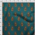 thumbnail image 3 of oneOone Tissu Polyester Lycra Feuilles & Floral Imprimé au Mètre 56 Pouces de Large, 3 of 6