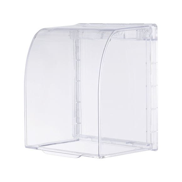 Uxcell 4.53 x 3.98 x 2.95 Inch Outlet Cover Box, Transparent