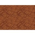 thumbnail image 1 of Ahgly Company Tapis d'Intérieur Rectangulaire Transitionnel Orange Rouge Orange Lavable à la Machine, 2 Pieds x 3 Pieds, 1 of 7