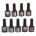 thumbnail image 2 of Vernis à Ongles, Ensemble de Vernis Gel Pailleté Coloré Réfléchissant Portable 9 Pcs pour Boutique de Beauté pour la Maison, 2 of 8