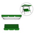thumbnail image 2 of Garden Swing Canopy Seats Replacement Set 3 Seats Covers + Swing Canopy Cover, 2 of 8