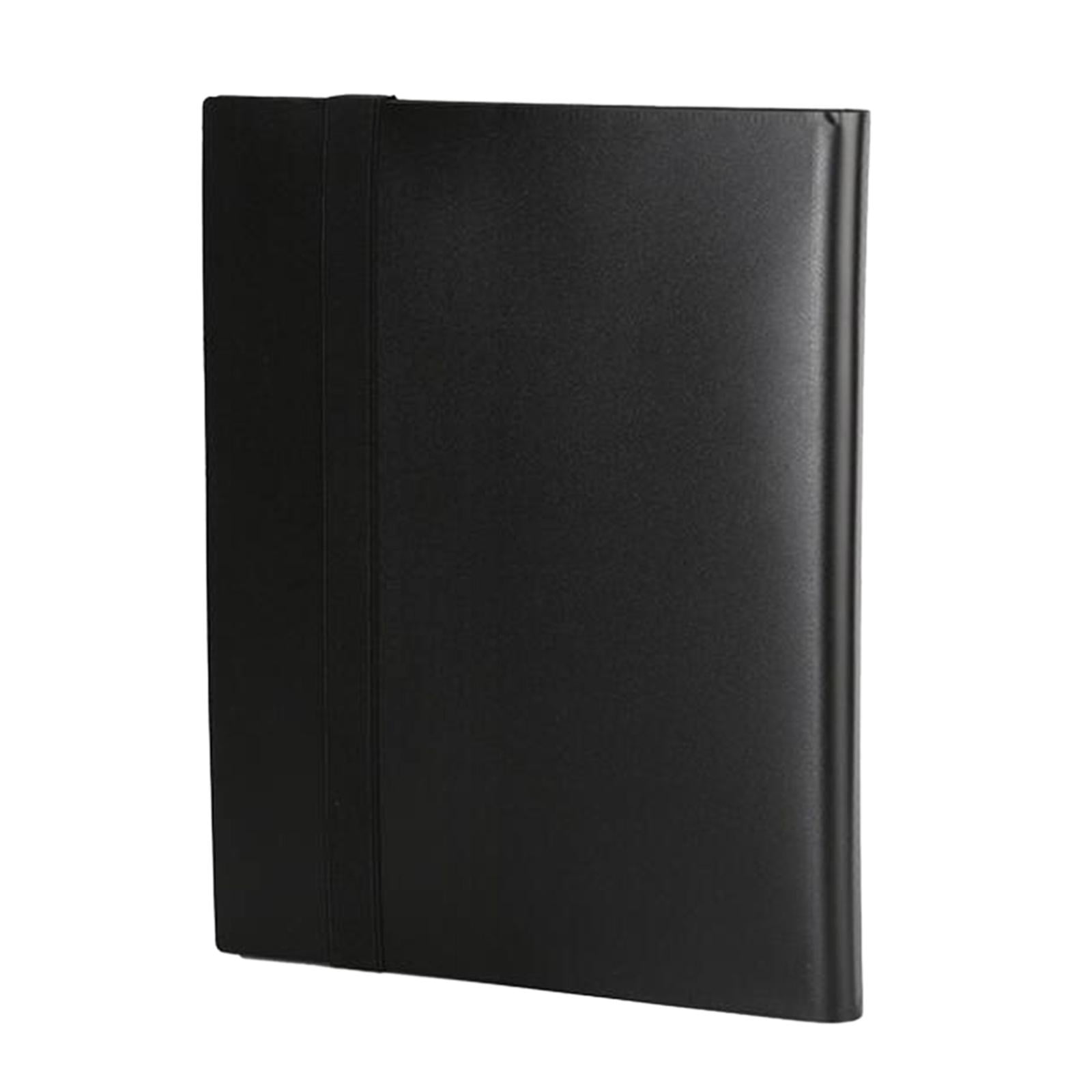 Classeur de Transport pour Cartes à Échanger à 4 Pochettes, Classeur de Cartes Portable pour 160 C, Noir