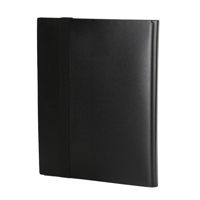 4 Pockets Trading Card Carrying Binder Single Pocket 9.8x7.2cm Card black