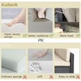thumbnail image 3 of Kullavik Ensemble Sectionnel en Osier d'Extérieur 6 Pcs avec Coussins, Beige, 3 of 5