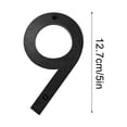 thumbnail image 2 of EGNMCR 5 Inch Modern Metal House Numbers Black Door Number House Address Letters And Numbers For Outside Signs Door number sign, 2 of 5