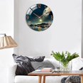 thumbnail image 4 of Abbracc Round Wall Clock, Battery Operated, 12 Inches Silent Wall Clocks for Living Room/Bedroom/Kitchen, Large Digital Display, Decorative Wall Clock The Earth Landscape, 4 of 8