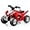 Red, variant on OLAKIDS Kids Ride On ATV, 6V Electric Vehicle for Toddlers, 4 Wheeler Battery Powered Motorized Quad Toy Car for Boys Girls with LED Lights, Music, Horn (Pink)