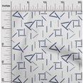 thumbnail image 1 of oneOone Cotton Flex Fabric Line Geometric Printed Fabric 1 Yard 40 Inch Wide, 1 of 4