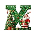 thumbnail image 2 of LSLJS 26 Letters Christmas Tree Decoration Pendant Christmas Tree Ornaments Personalized DIY Christmas Ornaments Christmas Decorations Xmas Tree Hanging Decor Christmas Ornaments, 2 of 5