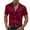Wine, variant on Yuyuzo Mens Satin Dress Shirts Plus Size Casual Short Sleeve Button down Shirts Summer Party Prom Wedding Blouses