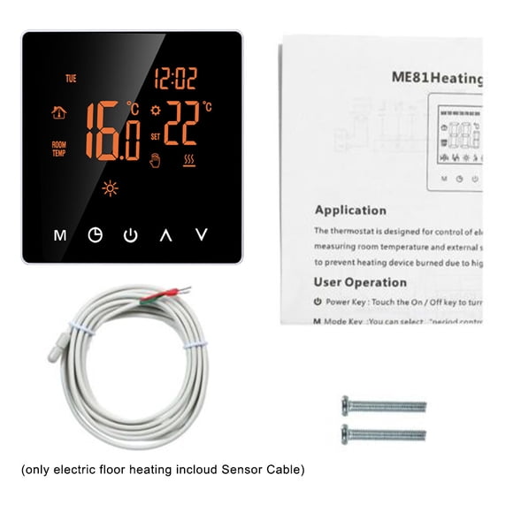 Smart Thermostat WiFi LCD Display Temperature Controller Wireless Remote Control Thermostat