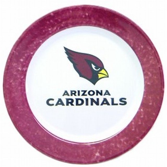 Arizona Cardinals Ensemble de 4 Assiettes à Souper